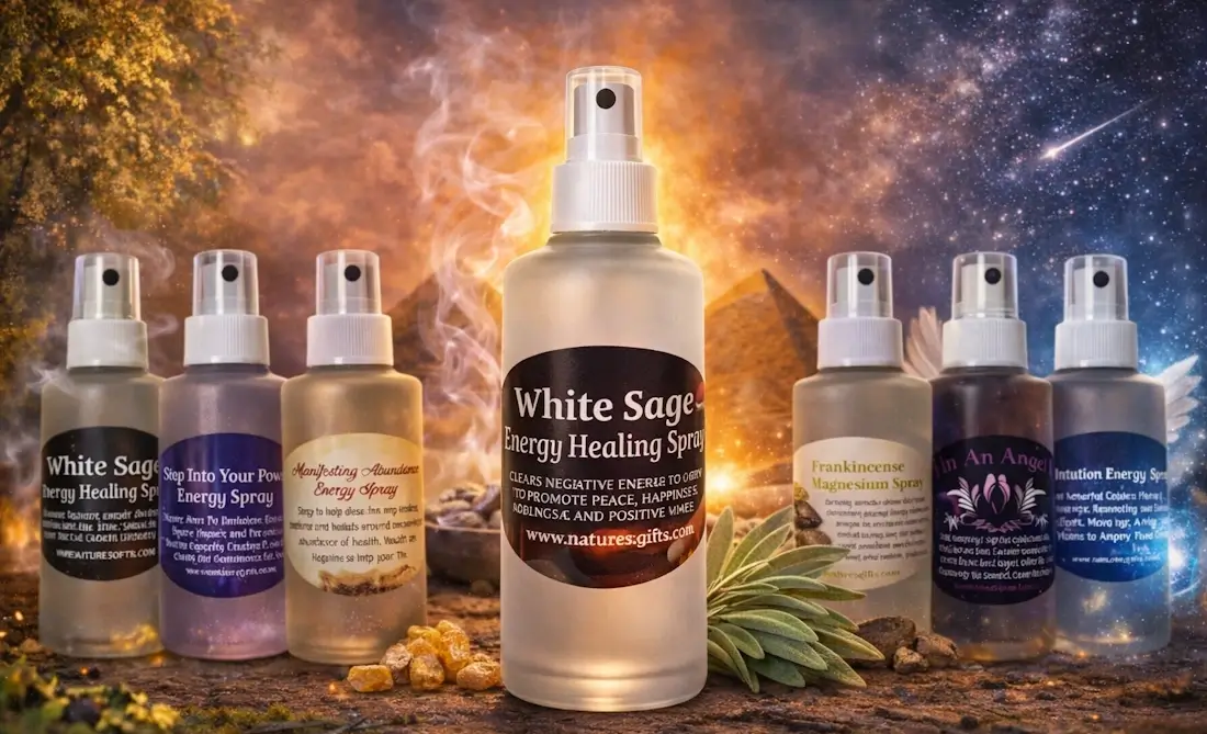 Nature’s Gifts frequency sprays and vibrational healing products