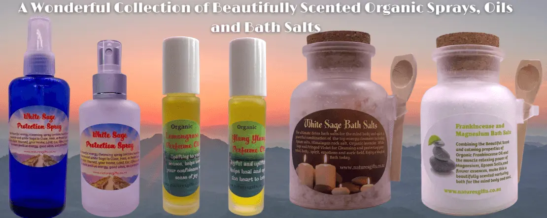 Organic Sprays, Oils and Bath Salts