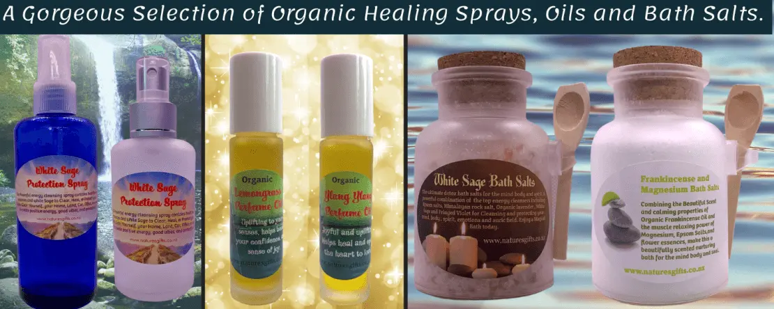 Healing Sprays, Oils and Bath Salts